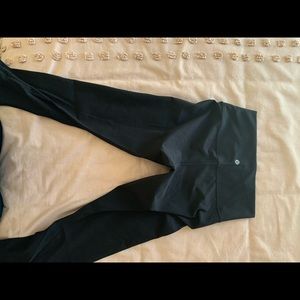 lululemon high waisted cropped Lux wunder unders